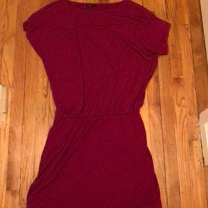 Amazing pink-burgundy sparkle dress